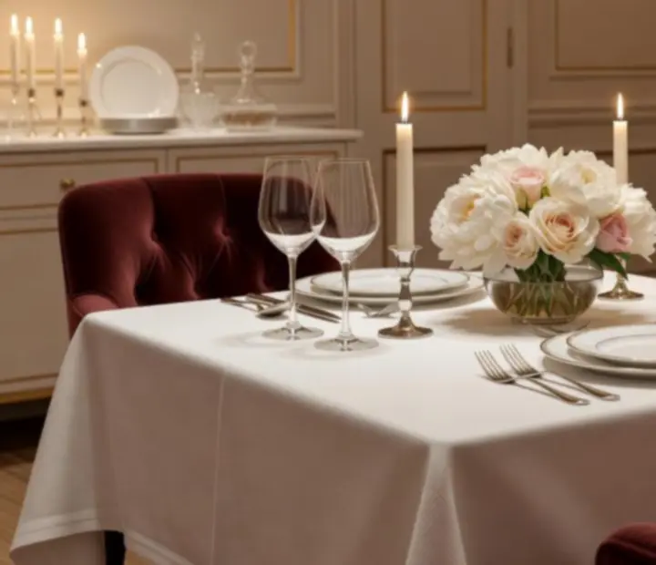 Elegancko nakryty stolik w restauracji Zagroona